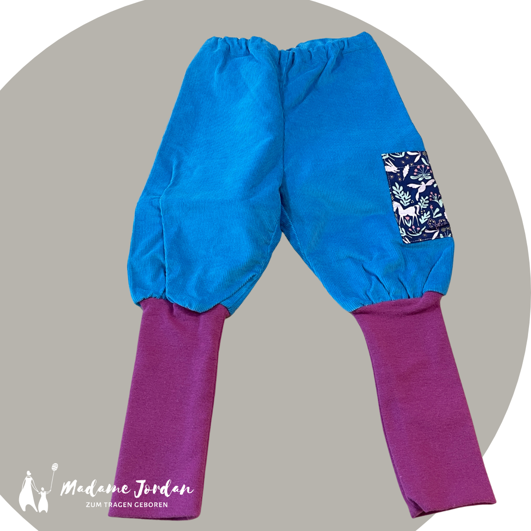 Madame Jordan Knickebocker - Mitwachshose Glitzerhorn Gr. 86/92