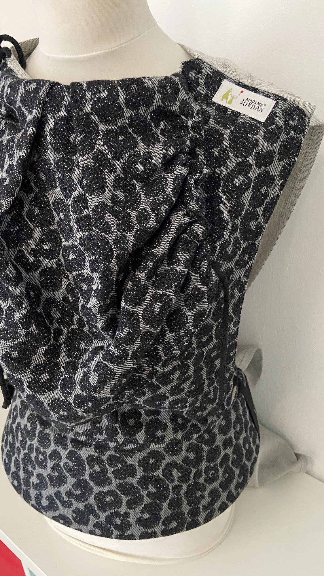 Wrap Conversion Mei Tai Halfbuckle - pussycat glam - ab Geburt