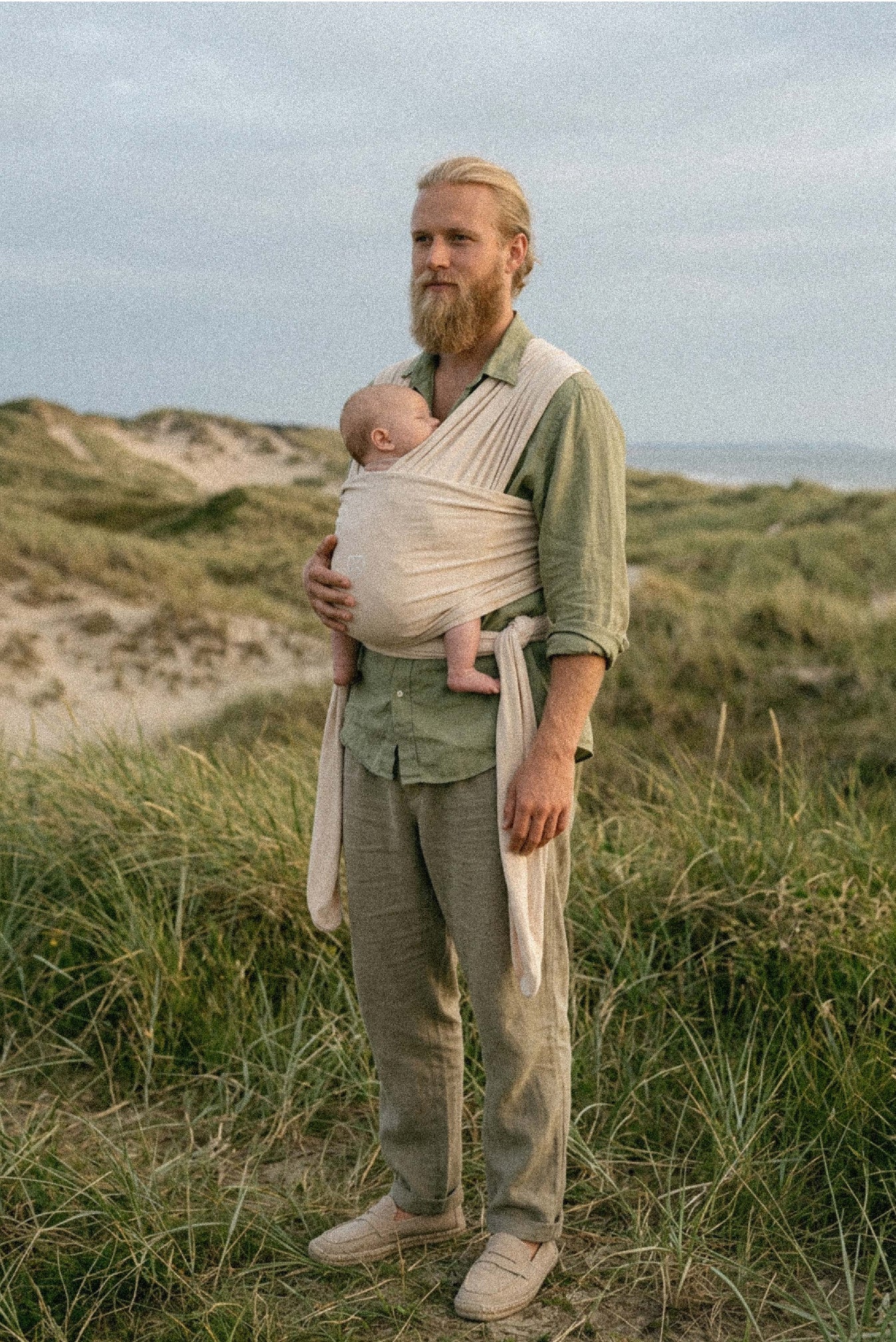 CUDDLE BAND 2 LINEN Baby-Tragetuch - Oat