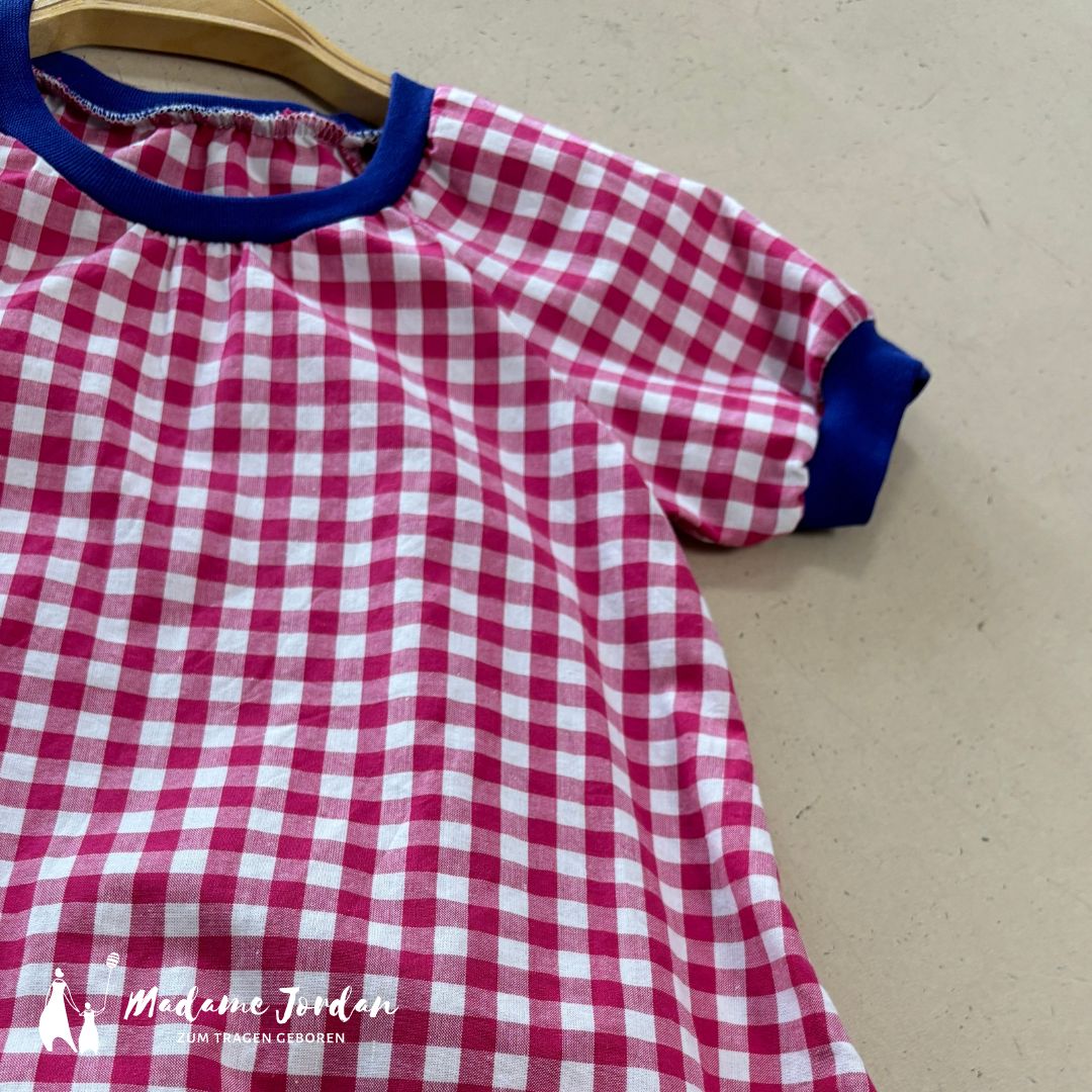 Ballonkleid - Karo pink 98/104 Ballonkleid - Karo pink 98/104