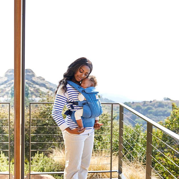 Ergobaby Omni Breeze-Babytrage - Sapphire Blue