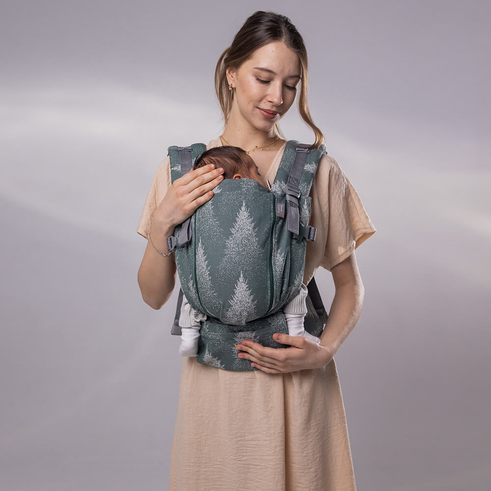 Love & Carry - ONE Babytragen Bio-Baumwolle Wald
