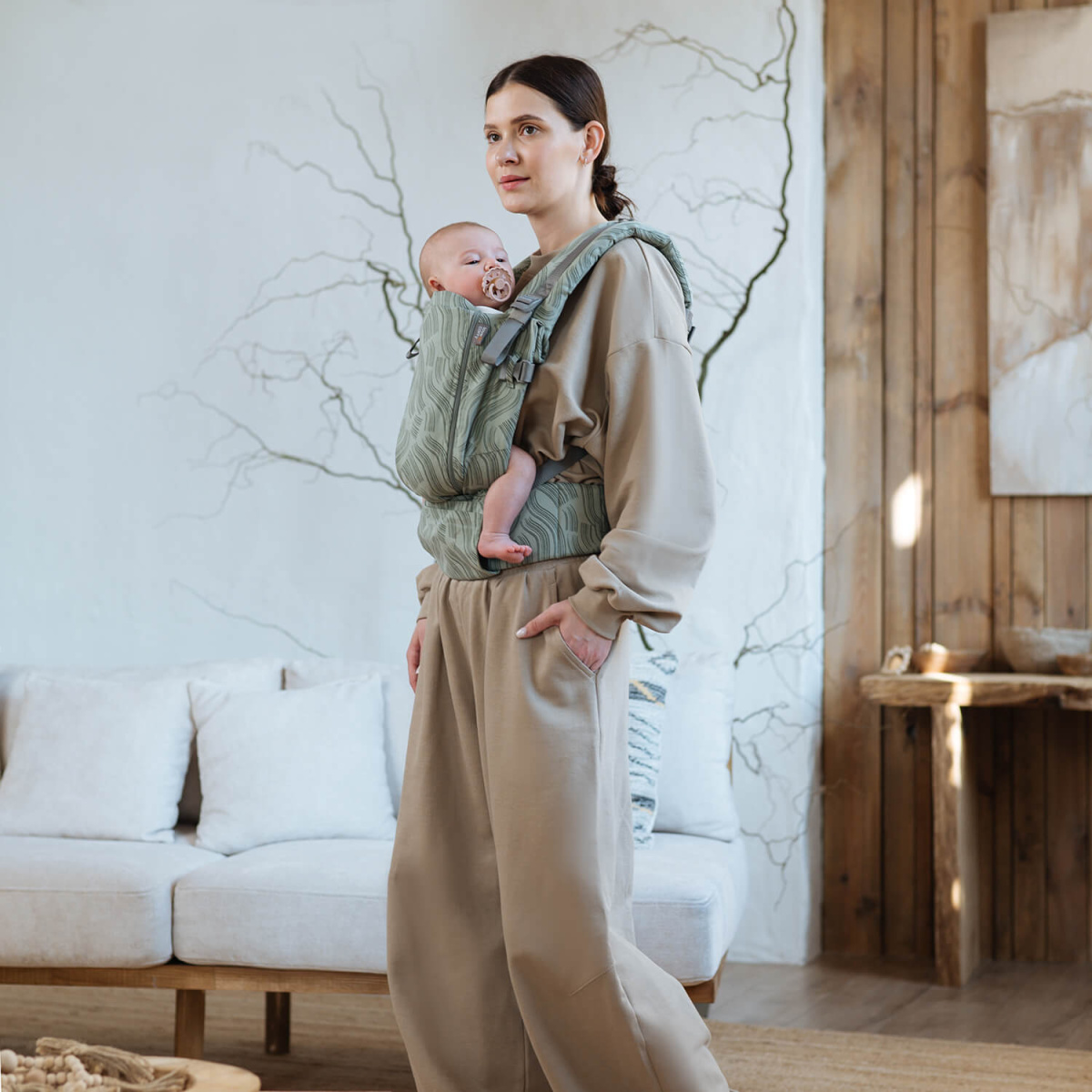 Love & Carry - ONE Babytragen Baumwolle - Acacia