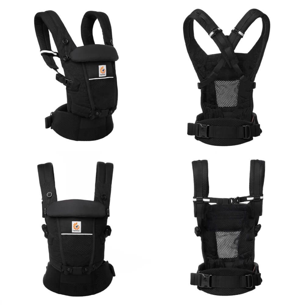 Ergobaby Adapt SoftFlex™ Mesh Babytrage  - Onyx Black