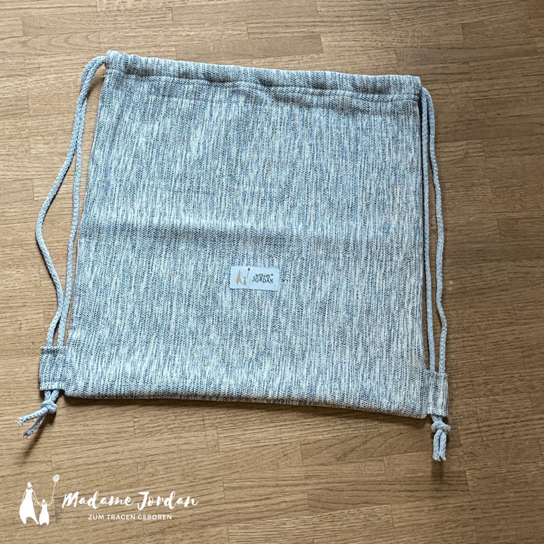Rucksack aus Tragetuchstoff - Löft Shanti Pure