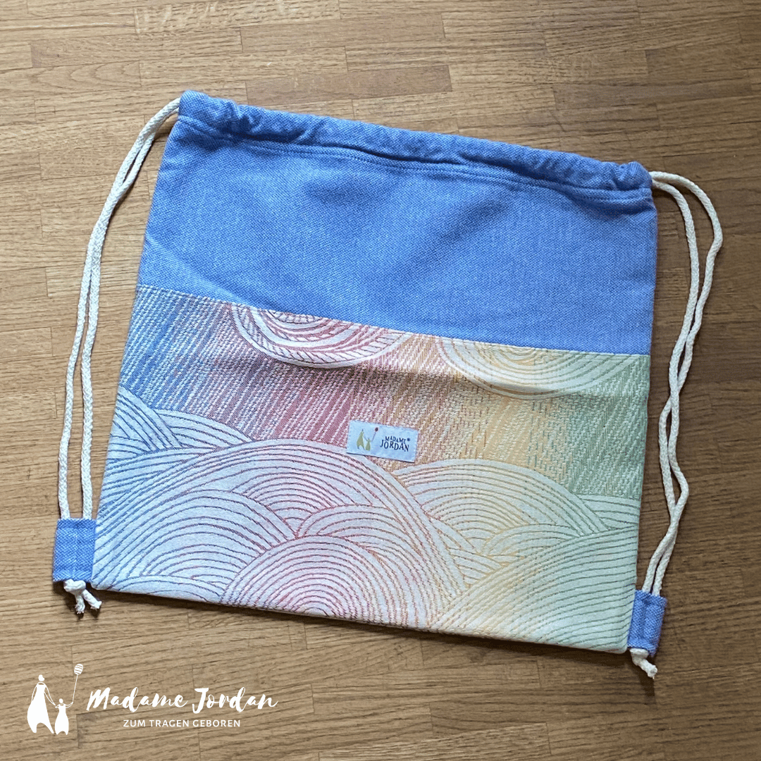 Rucksack aus Tragetuchstoff - Oscha Sea Salt Cosmic 