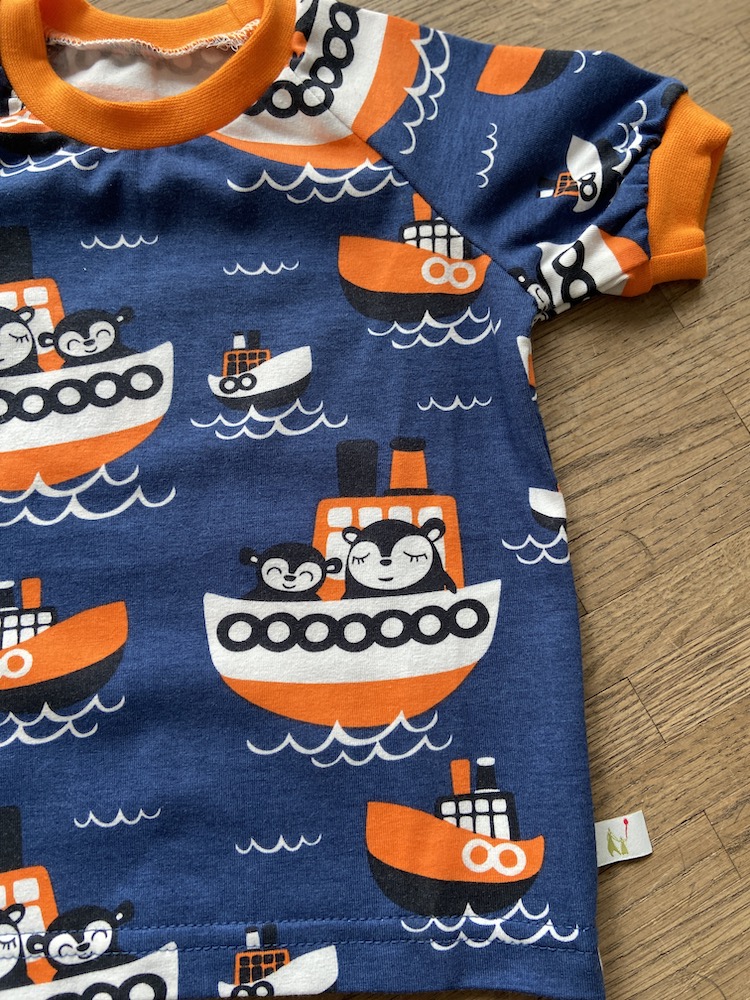 Raglanshirt Kurzarm - Boot