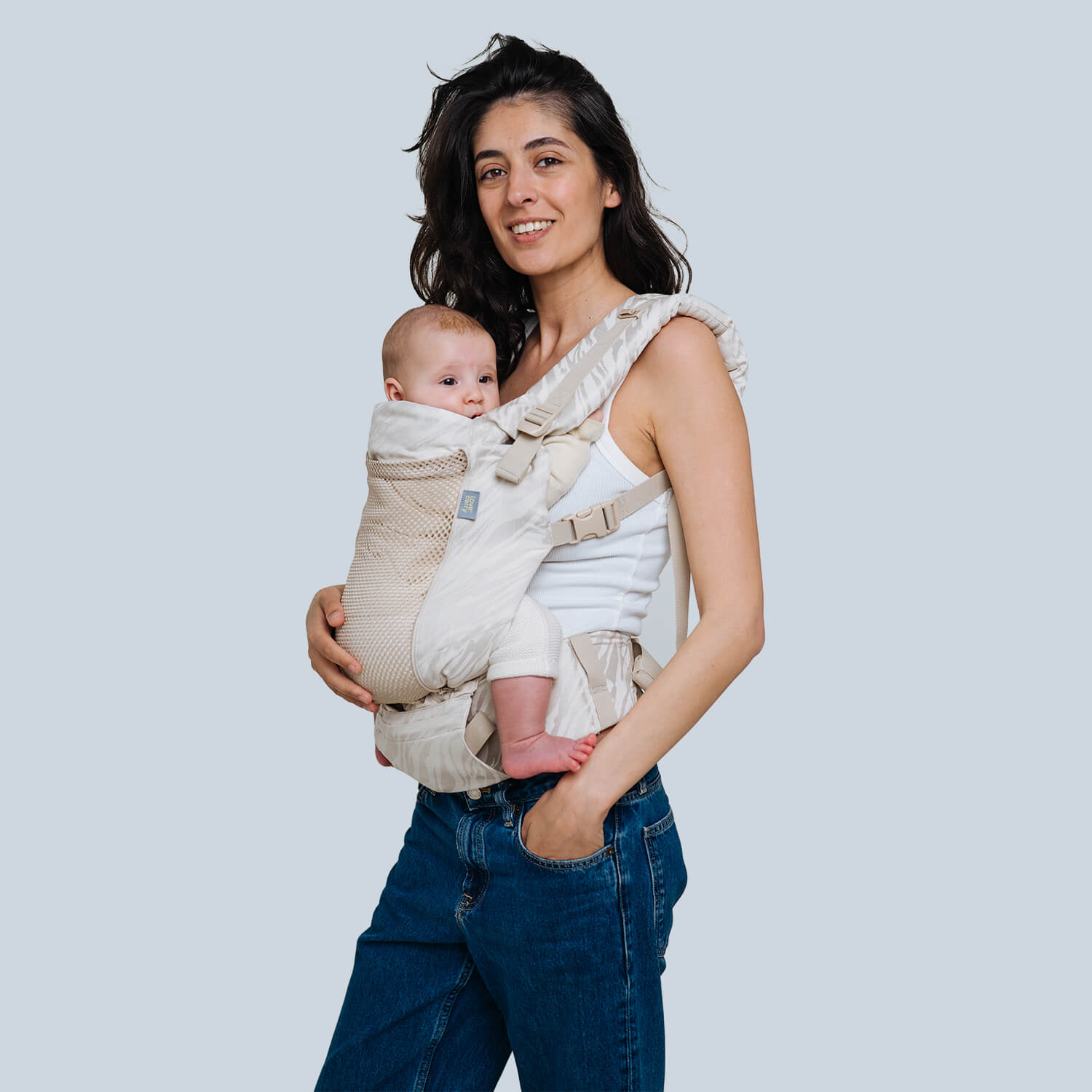 ONE Evo Babytragen Baumwolle (kbA) & Bambusviskose - Wüste
