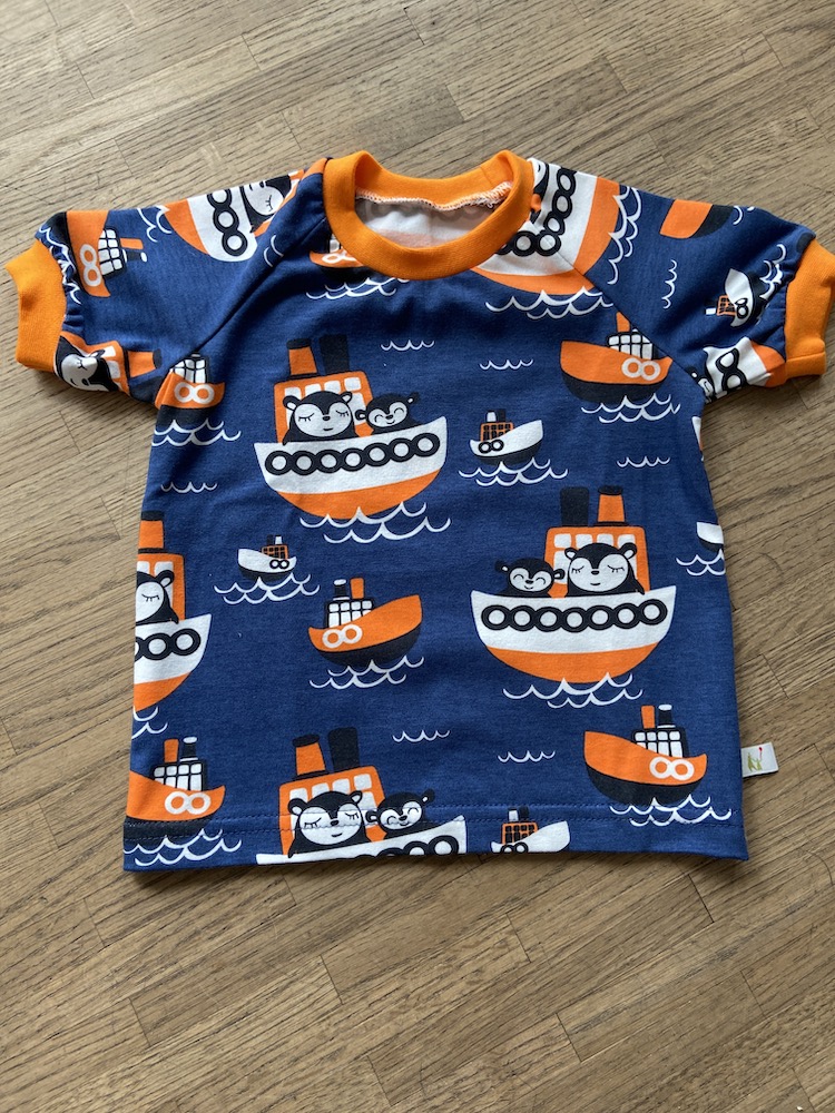 Raglanshirt Kurzarm - Boot