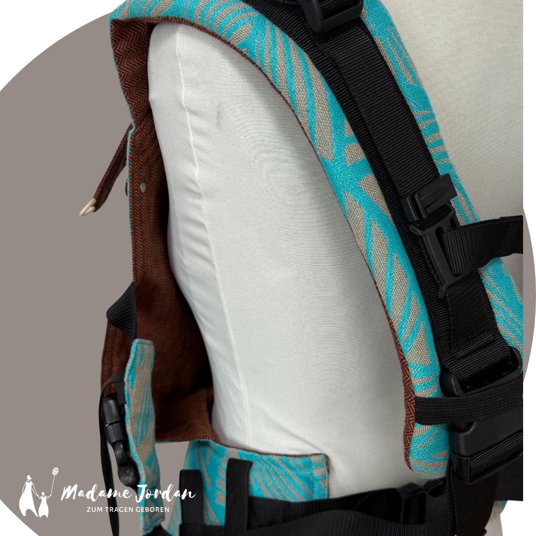 Mr X Fullbuckle Gr. 1 - Contra Aqua Sand Linen mit Braun