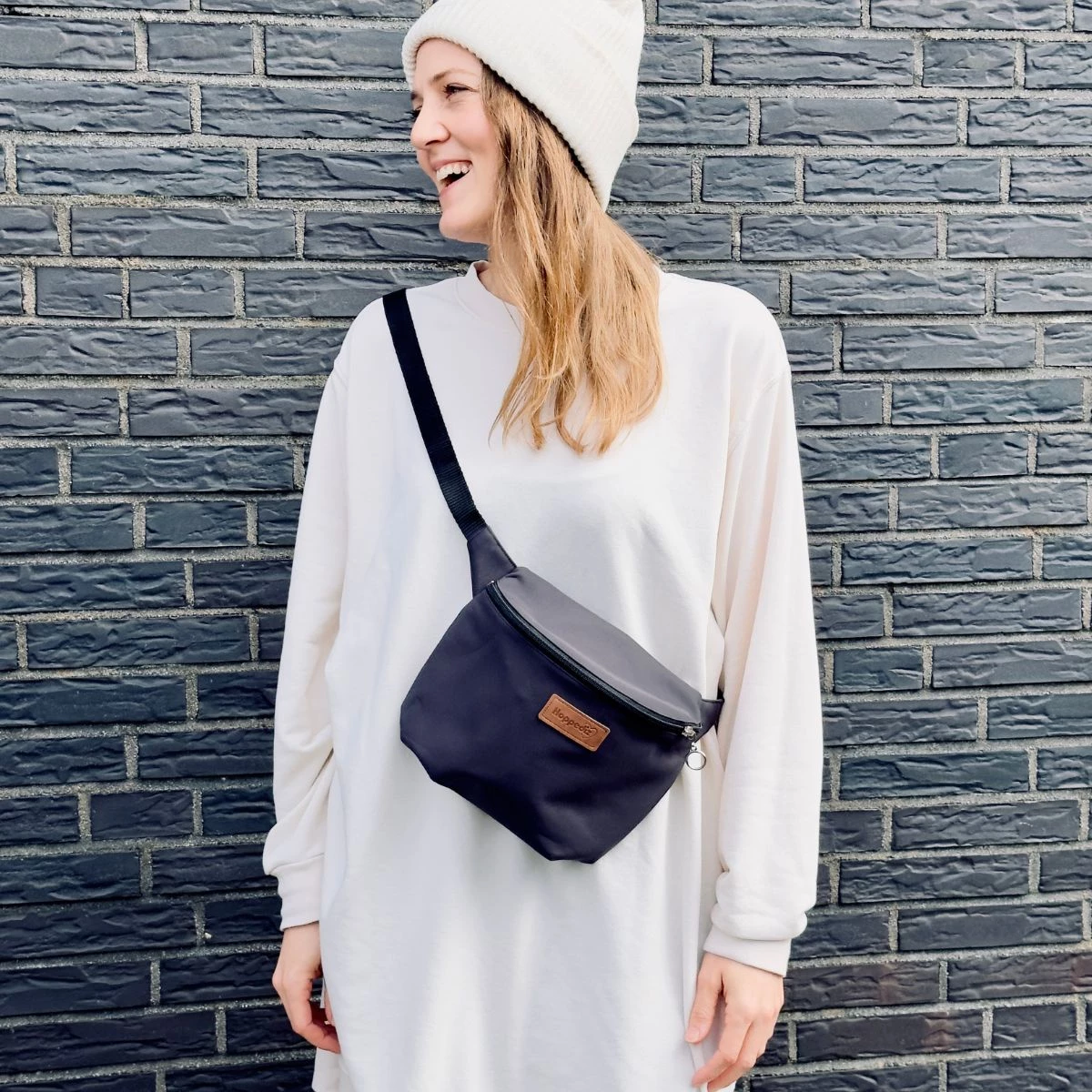 Hoppediz Hip-Bag Softshell grey