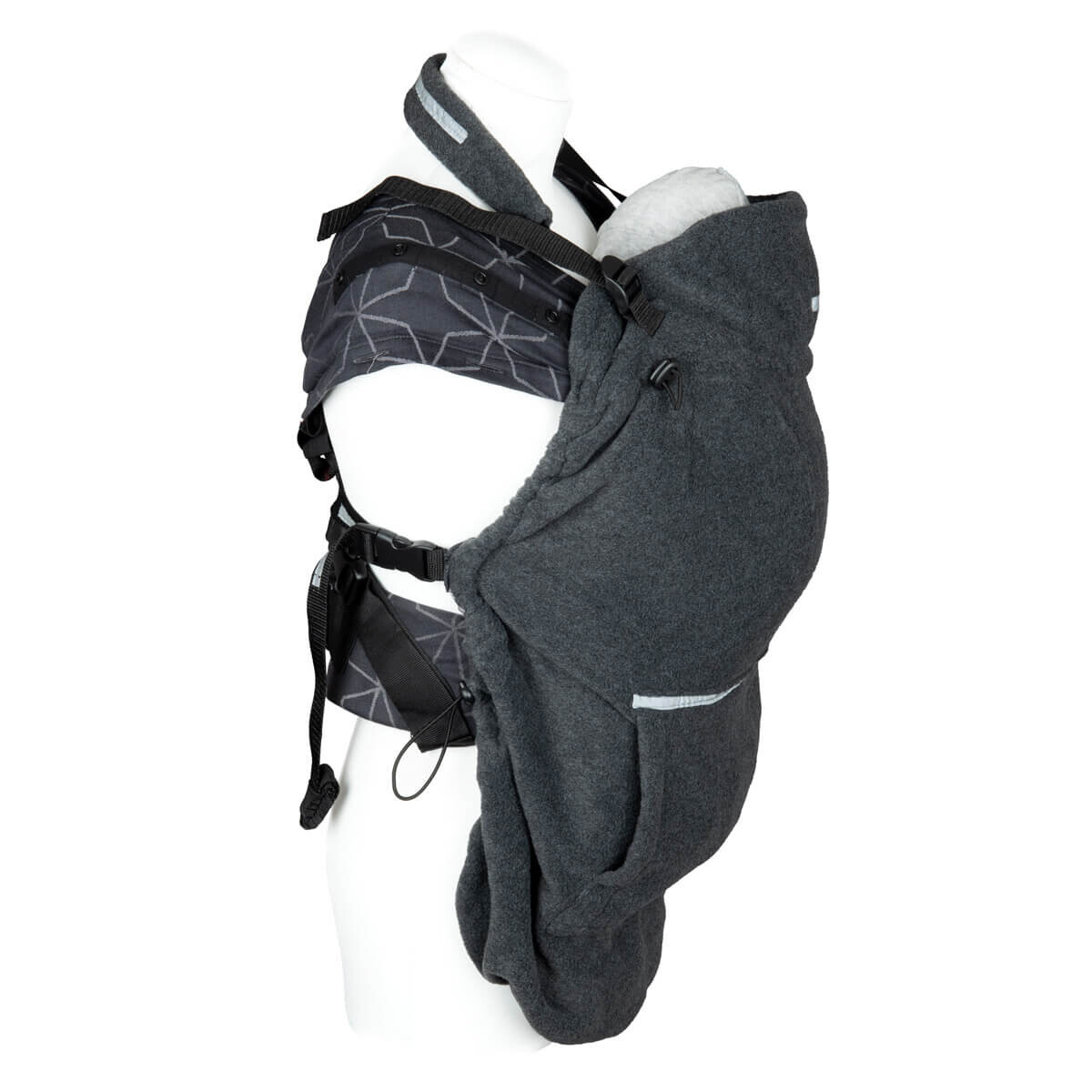 Hoppediz - Fleece-Cover Basic anthrazit
