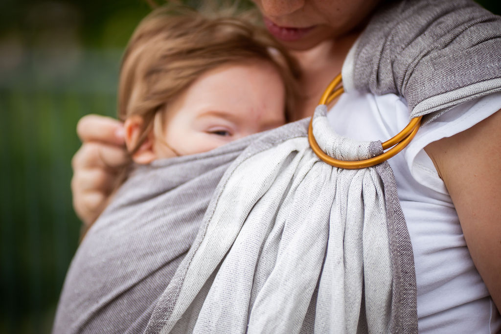 Ringsling Leinen Stone