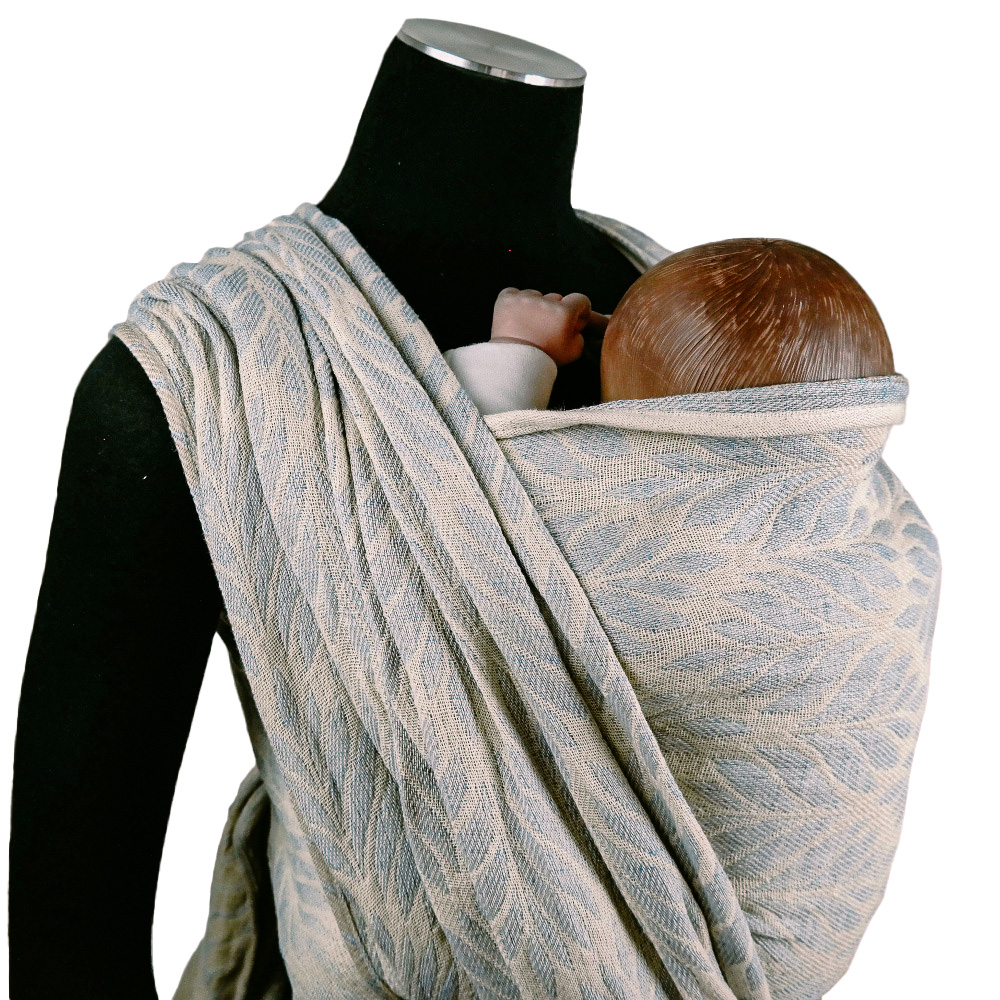 Didymos Tragetuch Trias Nebeltau Leinen Gr. 6 / 4,6m