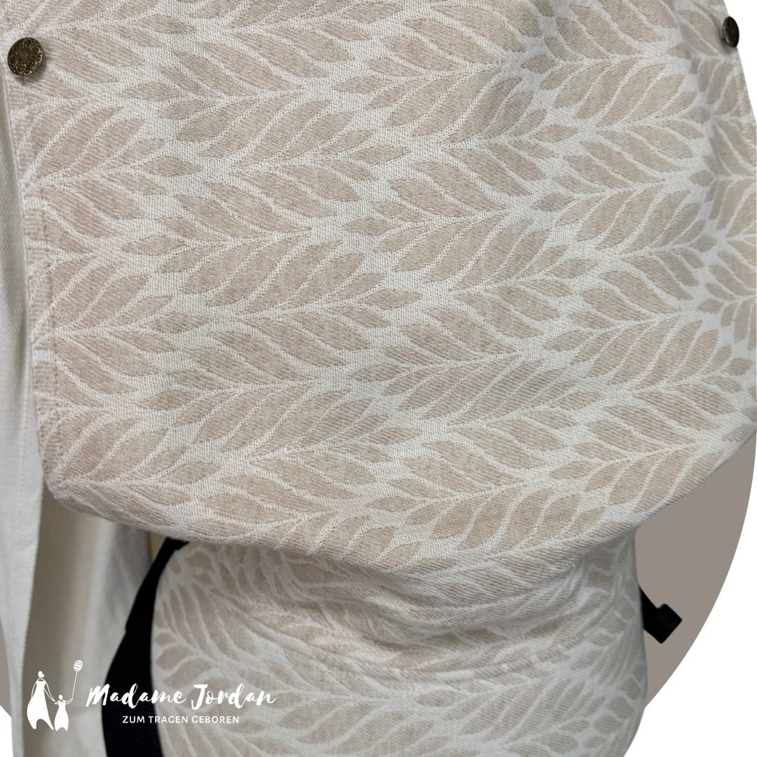 Madame Jordan Wrap Conversion Mei Tai Halfbuckle - Trias pur Triblend ab Geburt in Gr. 1