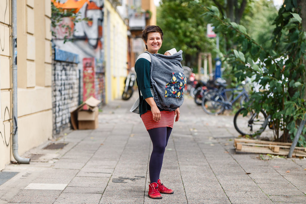 wie Tragejacke oder Kumja Tragecover Wollfleece
