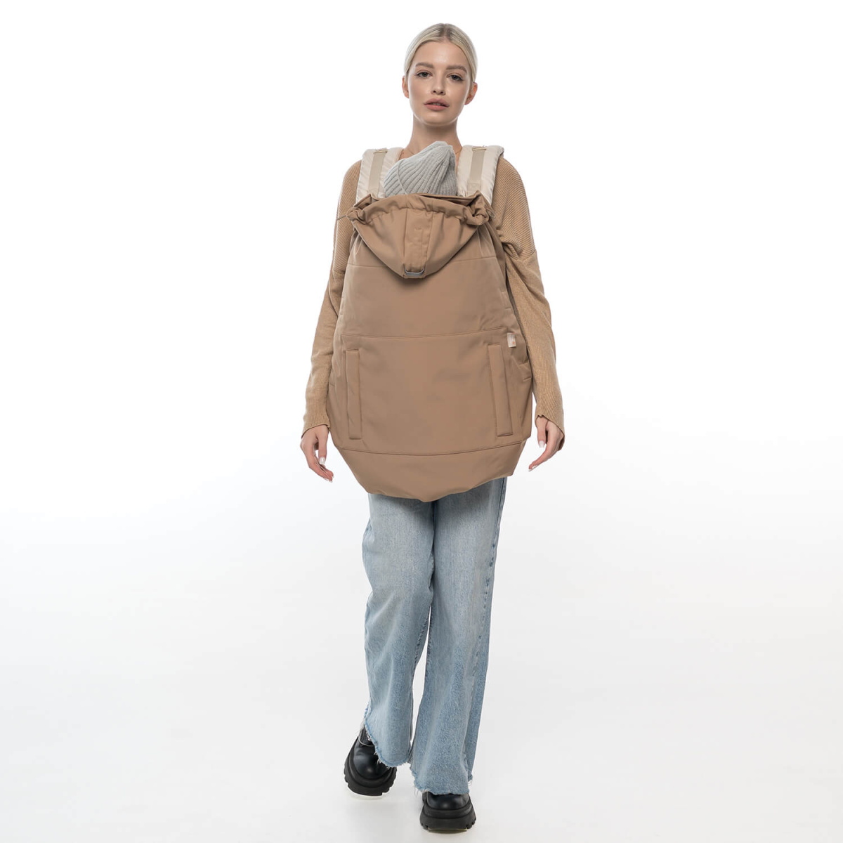 Love & Carry - Ganzjahres-Softshell-Tragecover  Sand