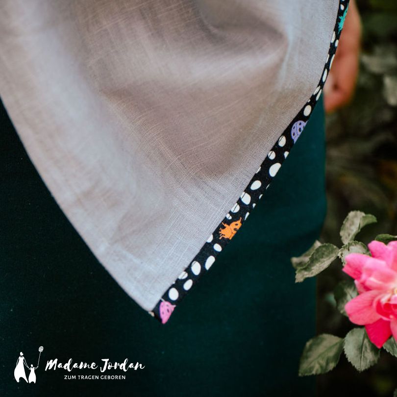 Ringsling - Leinen Granit