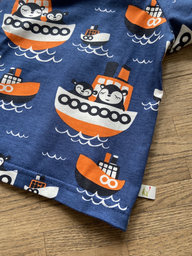 Raglanshirt Kurzarm - Boot