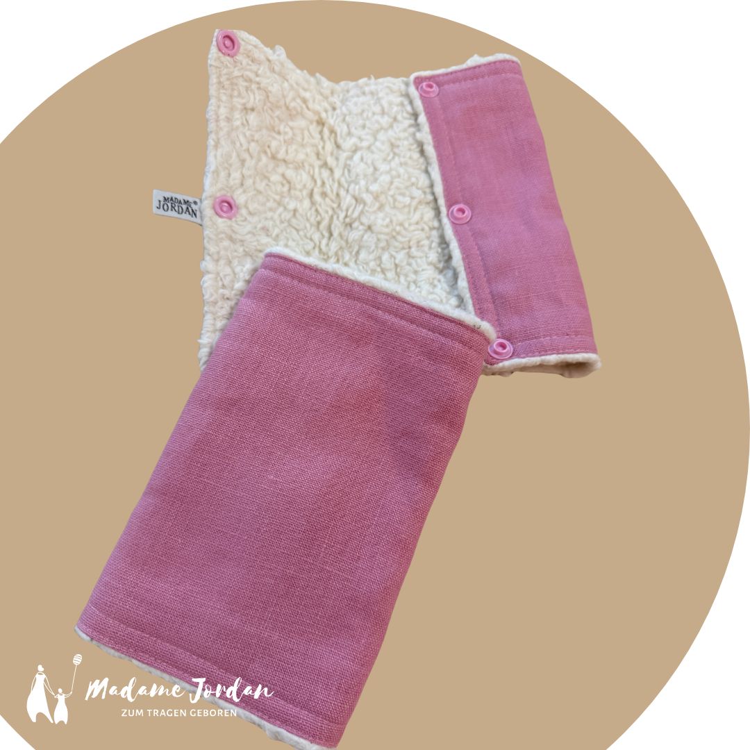 Gurtschoner Leinen Himbeereis / Teddy