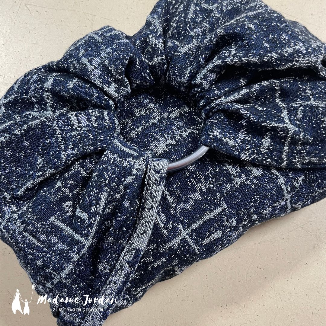 Yaro Ringsling Sparkling Ultra Navy Grey Repreve